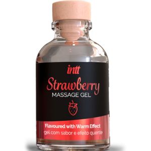 INTT MASSAGE  ORAL SEX – GEL DE MASAJE SABOR A FRESA EFECTO CALOR