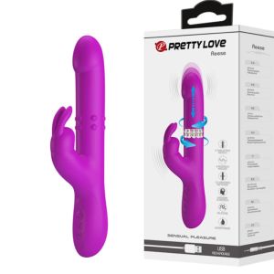 PRETTY LOVE – REESE VIBRADOR CON ROTACIÓN MORADO