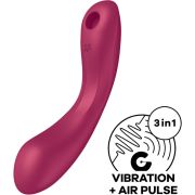 SATISFYER – CURVE TRINITY 1 AIR PULSE VIBRATION GRIS