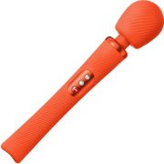 FUN FACTORY – VIM WAND RUMBLE VIBRADOR RECARGABLE SILICONA NARANJA