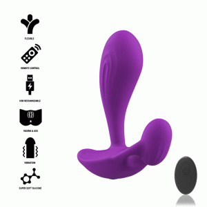 INTENSE – SHELLY PLUG ANAL CONTROL REMOTO MORADO