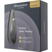 WOMANIZER – PREMIUM 2 ESTIMULADOR DE CLÍTORIS NEGRO