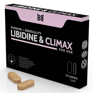 BLACK BULL – LIBIDINE  CLIMAX AUMENTO LÍBIDO PARA MUJER 10 CÁPSULAS