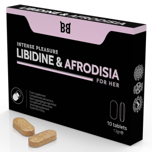 BLACK BULL – LIBIDINE  AFRODISIA PLACER INTENSO PARA MUJER 10 CÁPSULAS