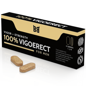 BLACK BULL – 100% VIGOERECT POTENCIADOR PARA HOMBRE 4 CÁPSULAS