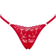 OBSESSIVE – LACELOVE TANGA ROJO XS/S