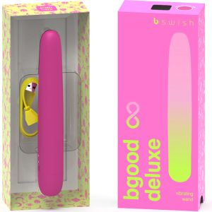 B SWISH – BGOOD INFINITE DELUXE VIBRADOR RECARGABLE SILICONA ROSA