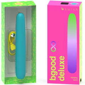 B SWISH – BGOOD INFINITE DELUXE VIBRADOR RECARGABLE SILICONA AZUL