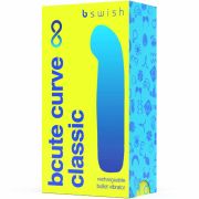 B SWISH – BCUTE CURVE INFINITE CLASSIC VIBRADOR RECARGABLE SILICONA AMARILLO