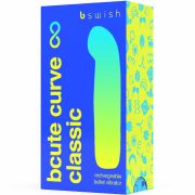 B SWISH – BCUTE CURVE INFINITE CLASSIC VIBRADOR RECARGABLE SILICONA AZUL