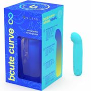 B SWISH – BCUTE CURVE INFINITE CLASSIC EDICION LIMITADA VIBRADOR RECARGABLE SILICONA AZUL