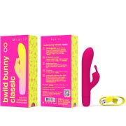 B SWISH – BWILD BUNNY INFINITE CLASSIC VIBRADOR RECARGABLE SILICONA ROSA