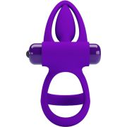 PRETTY LOVE – ANILLO VIBRADOR 10 VIBRACIONES SILICONA VIOLETA