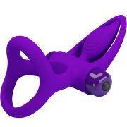 PRETTY LOVE – ANILLO VIBRADOR 10 VIBRACIONES SILICONA VIOLETA