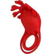 PRETTY LOVE – RUBEN ANILLO VIBRADOR 7 VIBRACIONES SILICONA ROJO