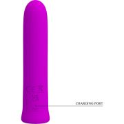 PRETTY LOVE – CURTIS MINI VIBRADOR SUPER POWER 12 VIBRACIONES SILICONA VIOLETA