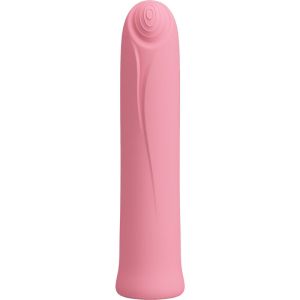 PRETTY LOVE – CURTIS MINI VIBRADOR SUPER POWER 12 VIBRACIONES SILICONA ROSA