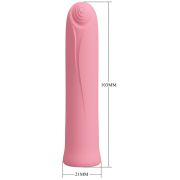 PRETTY LOVE – CURTIS MINI VIBRADOR SUPER POWER 12 VIBRACIONES SILICONA ROSA