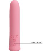 PRETTY LOVE – CURTIS MINI VIBRADOR SUPER POWER 12 VIBRACIONES SILICONA ROSA