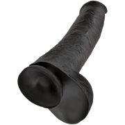 KING COCK – PENE REALISTICO CON TESTICULOS 34.2 CM NEGRO