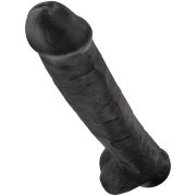 KING COCK – PENE REALISTICO CON TESTICULOS 34.2 CM NEGRO