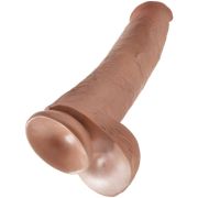 KING COCK – PENE REALISTICO CON TESTICULOS 34.2 CM CARAMELO