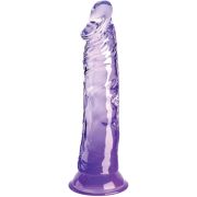 KING COCK – CLEAR PENE REALISTICO 19.7 CM MORADO