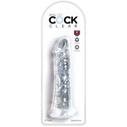 KING COCK – CLEAR PENE REALISTICO 19.7 CM TRANSPARENTE