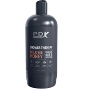 PDX PLUS – MASTURBADOR STROKER DISEÑO DISCRETO DE BOTE CHAMPU MILK ME HONEY CARAMELO