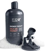 PDX PLUS – MASTURBADOR STROKER DISEÑO DISCRETO DE BOTE CHAMPU MILK ME HONEY CARAMELO