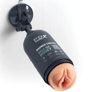 PDX PLUS – MASTURBADOR STROKER DISEÑO DISCRETO DE BOTE CHAMPU MILK ME HONEY