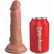 KING COCK – ELITE DILDO REALISTICO SILICONA 15.2 CM CARAMELO