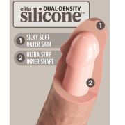 KING COCK – ELITE DILDO REALISTICO SILICONA 15.2 CM