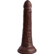 KING COCK – ELITE DILDO REALISTICO SILICONA 17.8 CM MARRON