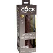 KING COCK – ELITE DILDO REALISTICO SILICONA 17.8 CM MARRON