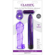 CLASSIX – KIT PARA PAREJAS CON ANILLO, FUNDA Y BALAS MORADO