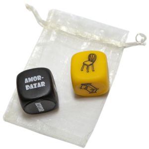 DIABLO PICANTE – BOLSA DE JUEGO CON DADO SADO 3 MM x 3 MM + DADO DE OBJETO