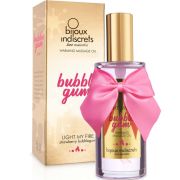 BIJOUX – INDISCRETS LIGHT MY FIRE ACEITE MASAJE EFECTO CALOR SABOR CHICLE