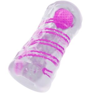 PRETTY LOVE – MASTURBADOR MASCULINO FANTASY ESPIRAL INTERNA Y BOLAS TRANSPARENTE