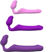 ADRIEN LASTIC – QUEENS STRAP-ON FLEXIBLE VIOLETA TALLA M