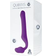 ADRIEN LASTIC – QUEENS STRAP-ON FLEXIBLE VIOLETA TALLA M