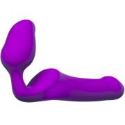 ADRIEN LASTIC – QUEENS STRAP-ON FLEXIBLE VIOLETA TALLA M