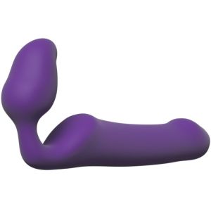 ADRIEN LASTIC – QUEENS STRAP-ON FLEXIBLE VIOLETA TALLA L