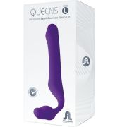 ADRIEN LASTIC – QUEENS STRAP-ON FLEXIBLE VIOLETA TALLA L