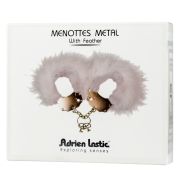 ADRIEN LASTIC – ESPOSAS METAL CON PLUMAS BLANCO