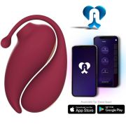 ADRIEN LASTIC – INSPIRATION SUCCIONADOR CLITORIS + HUEVO VIBRADOR ROJO – APP GRATUITA