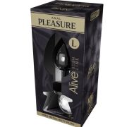 ALIVE – ANAL PLEASURE MINI PLUG METAL BLANCO TALLA L