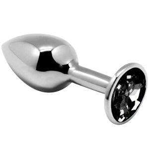 ALIVE – ANAL PLEASURE MINI PLUG METAL NEGRO TALLA M