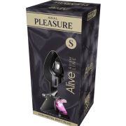 ALIVE – ANAL PLEASURE MINI PLUG METAL ROSA TALLA S