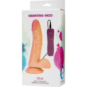 ALIVE – ENZO PENE REALISTICO VIBRADOR 21 CM